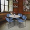 Regency Kahlo Round Table & Chair Sets, 36 W, 36 L, 29 H, Wood, Metal, Polypropylene Top, Maple TPL36RNDPLBK44BE - alternate 1